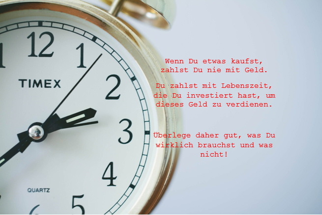 Selbstreflektion zur Selbstentwicklung "Lebenszeit"